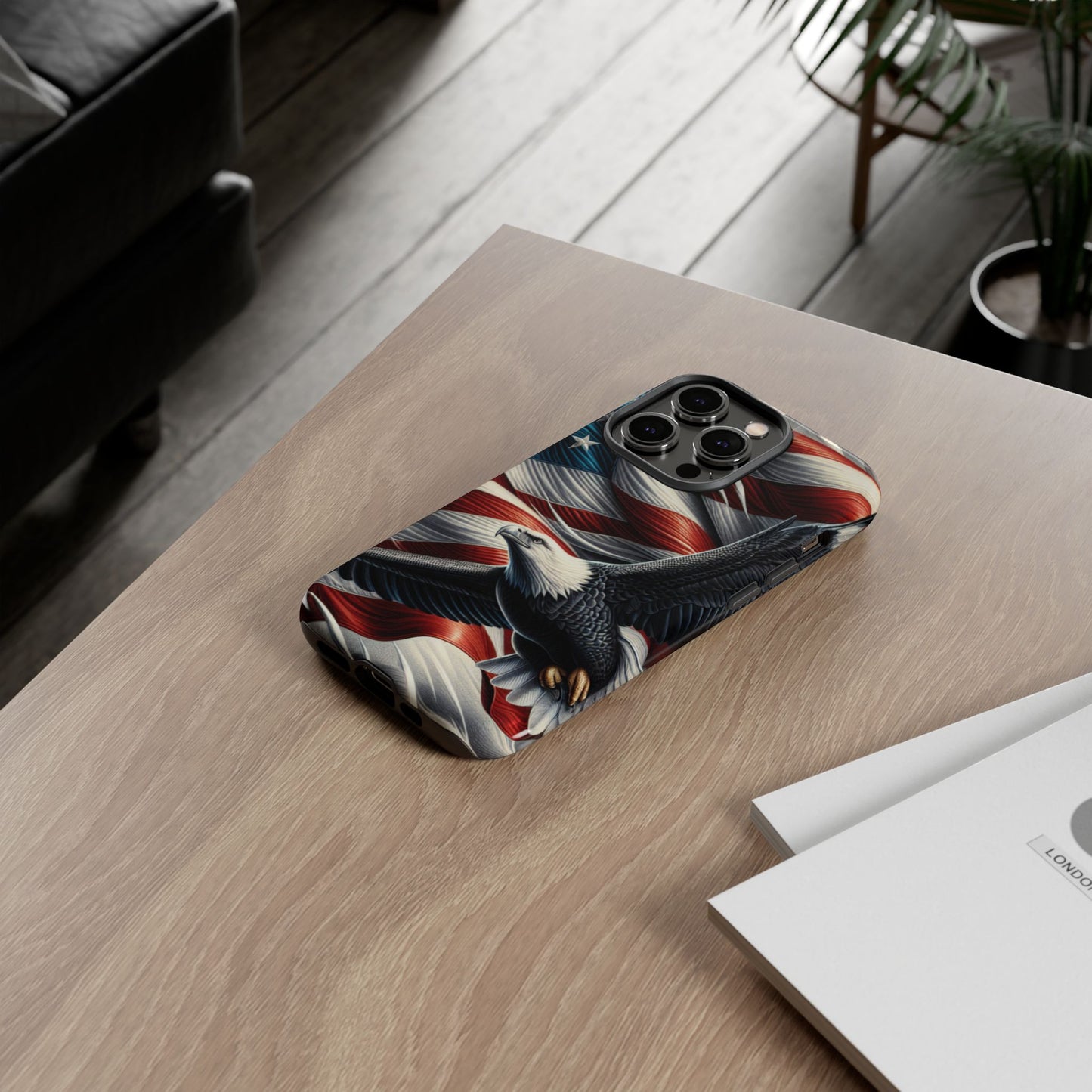 Patriotic Eagle iPhone Case - Tough Cases