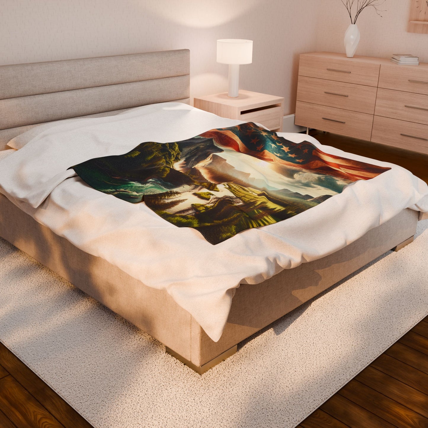 Plush Blanket Americana - Patriotic Celebrations